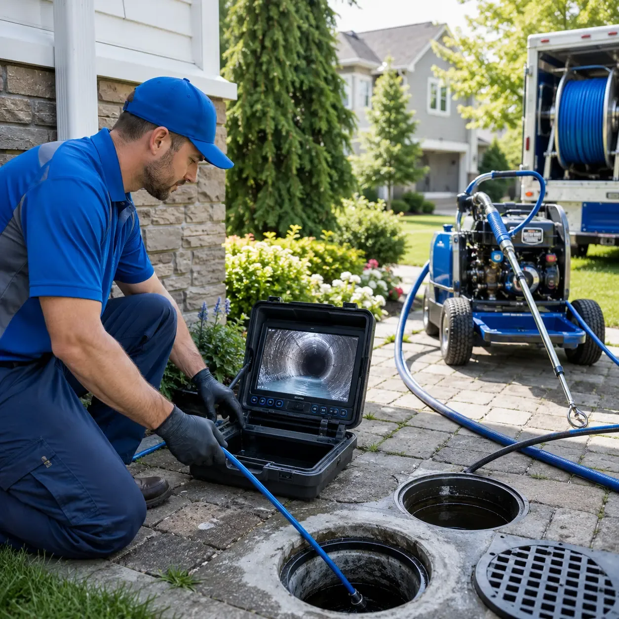 Outdoor drain cleaning professionals serving Fieldon, IL